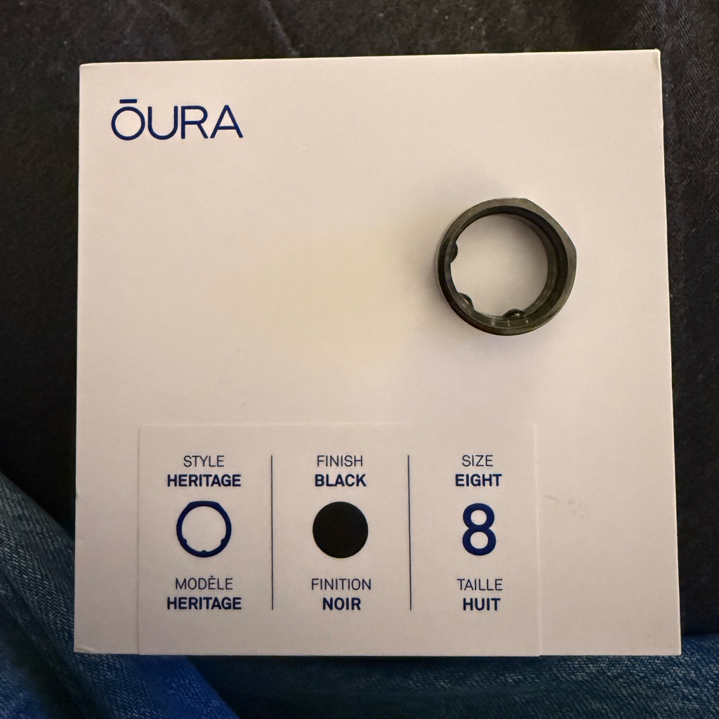 Oura Black Heritage Ring Oura Black Heritage Ring